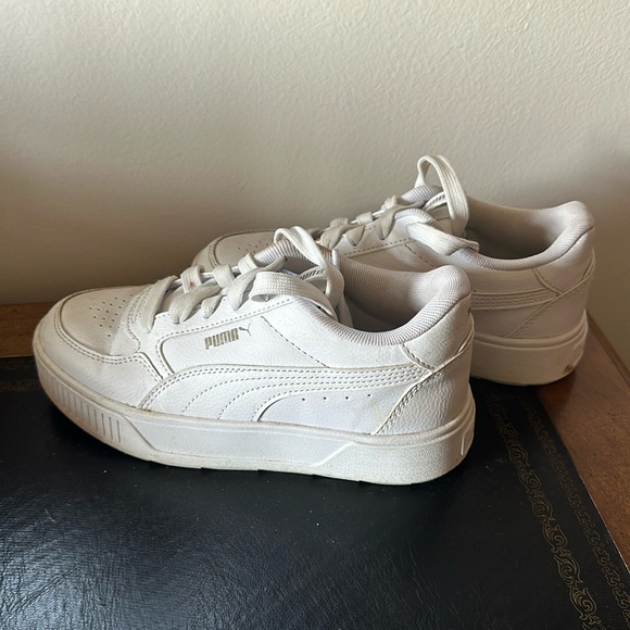 White Puma Sneakers - Picture 1 of 8